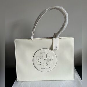 Tory Burch Eco Ella Tote Bag Warm White